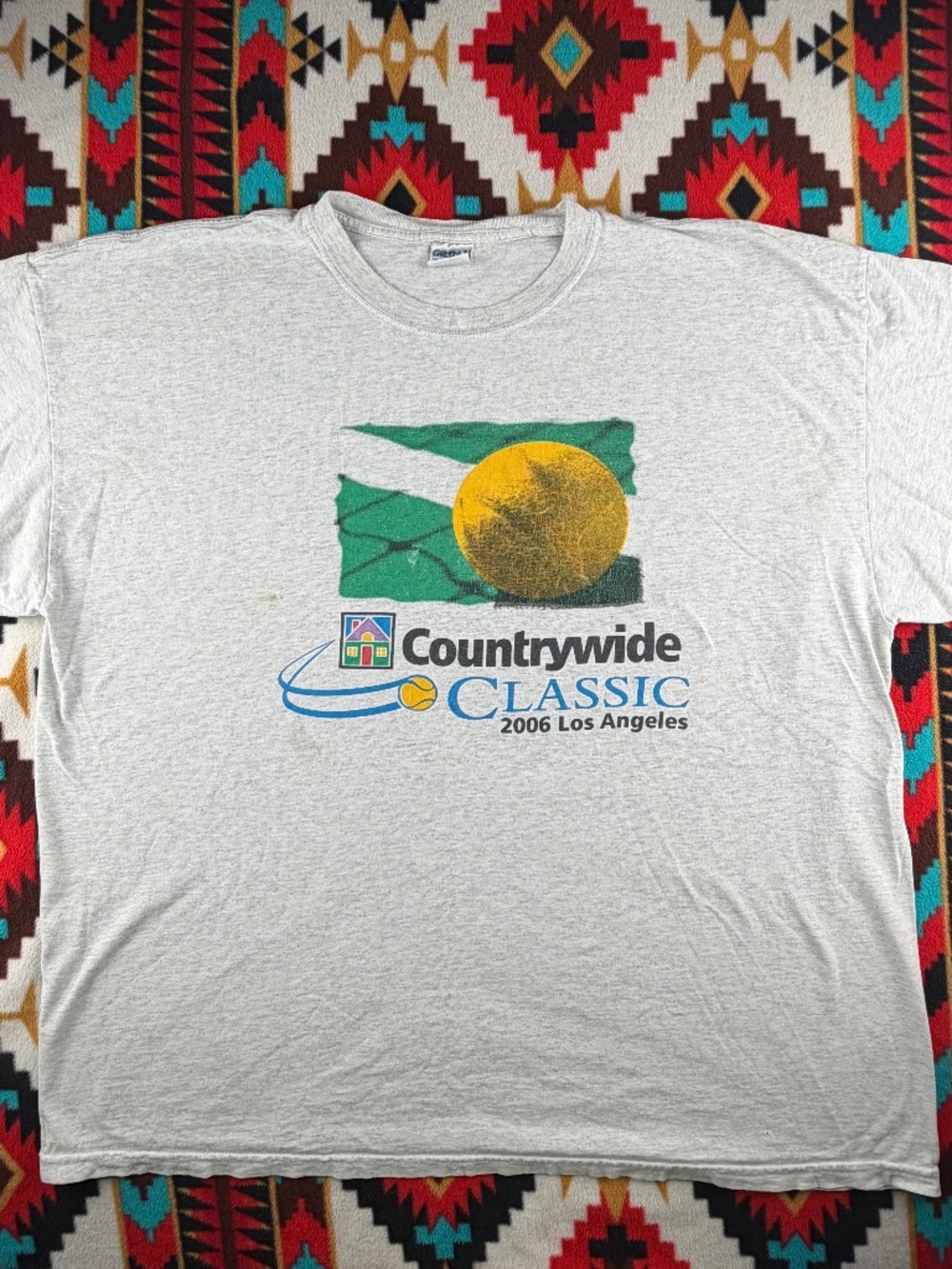 Vintage 2006 Countrywide Classic Los Angeles Tennis T-Shirt Heavyweight XL